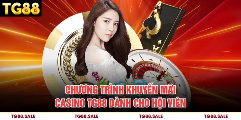 Chương trình khuyến mãi casino TG88 dành cho hội viên