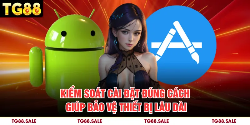 Kiểm soát cài đặt đúng cách giúp bảo vệ thiết bị lâu dài