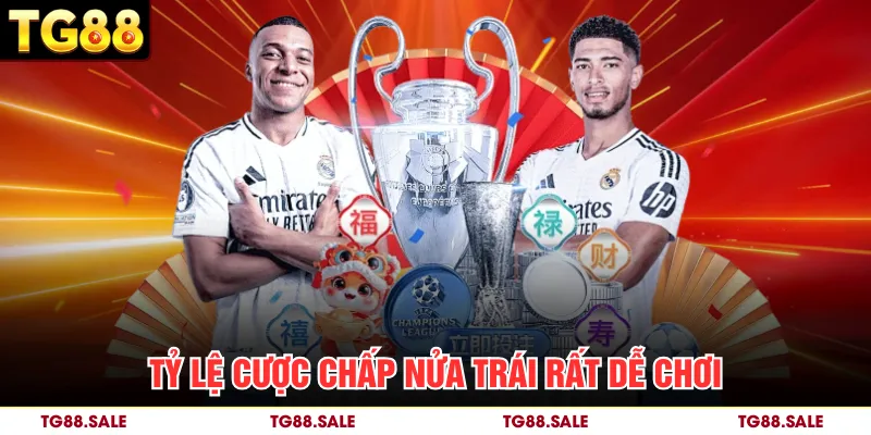 Tỷ lệ cược chấp nửa trái rất dễ chơi